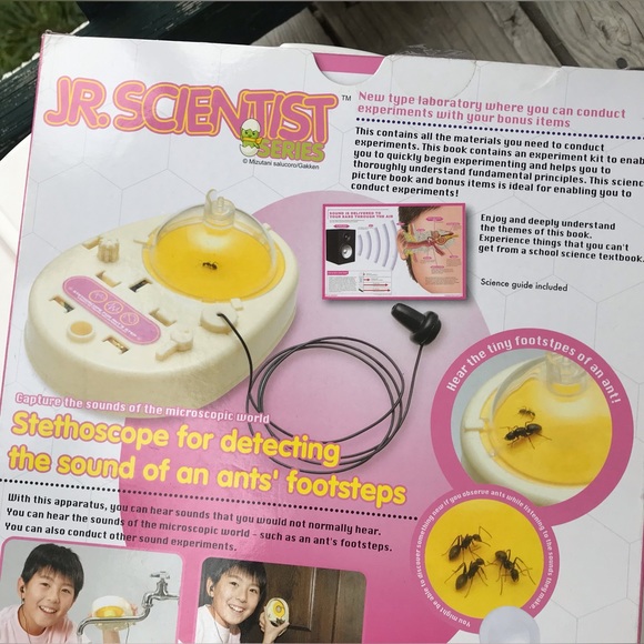 NEW Educational Toy JR SCIENTIST Stethoscope Detecting Sound Learning Game Sci - Picture 4 of 7